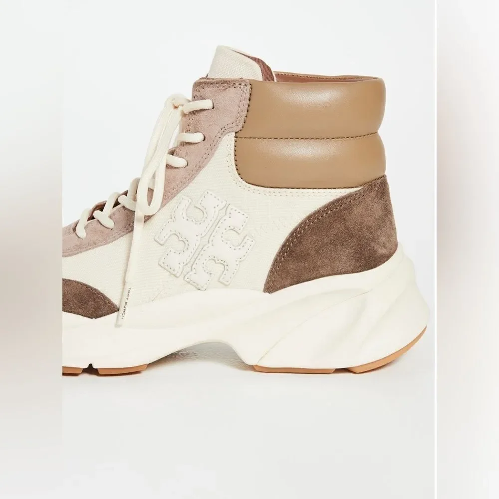 Tory‎ Burch Good Luck Hiker, Cream/Oakwood, Style 83840